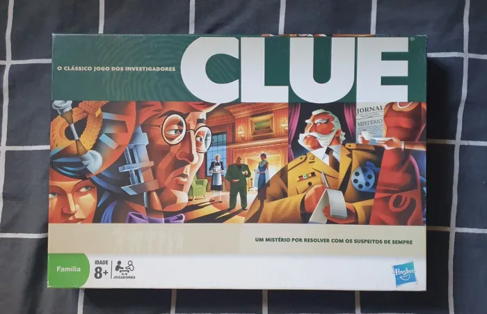 jogo clue hasbro