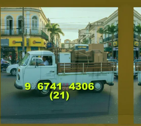 Frete! Transporte de cargas rápido e seguro para sua mudança no dia!