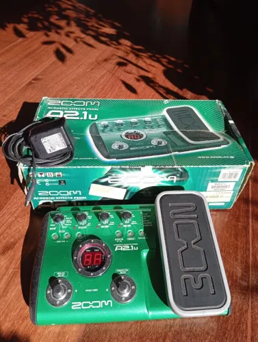 Zoom A2.1u Pedal / Pedaleira Para Violão - Na Caixa + Fonte
