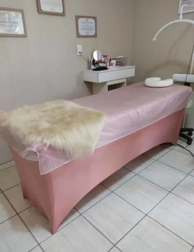 Maca maleta + Travesseiro + Capa Higienizável + Capa tecido na cor Rosa