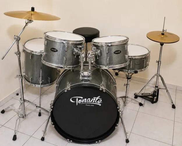 Bateria tonante Glitter completa 