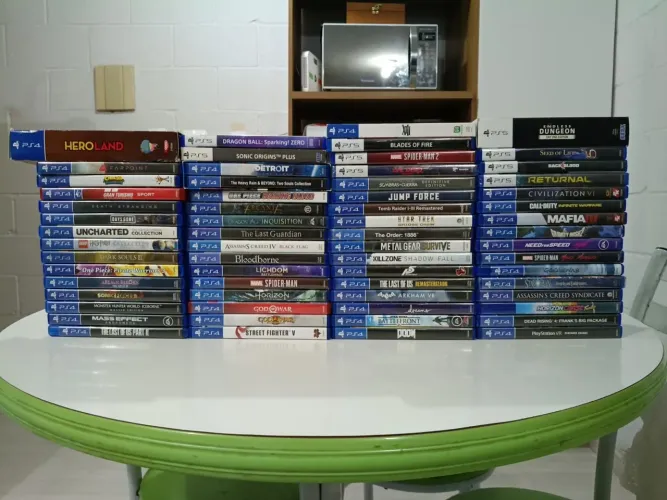 Lote jogos PS4 e PS5
