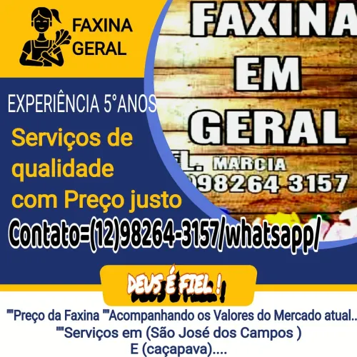FAXINA EM GERAL! 