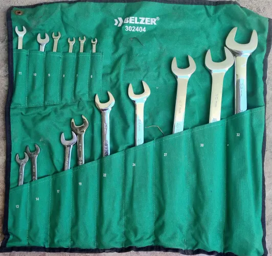 Jogo De Chaves Combinada 6 A 32 Mm Com 15 Peças Belzer