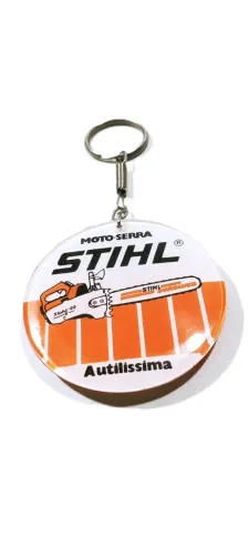 Chaveiro antigo Stihl Motosserra (Moto-serra) vintage "A Utilíssima" - anos 70/80