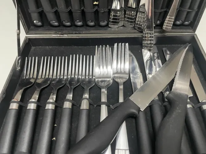 Kit de talheres de inox