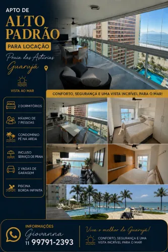 APTO PÉ NA AREIA GUARUJÁ