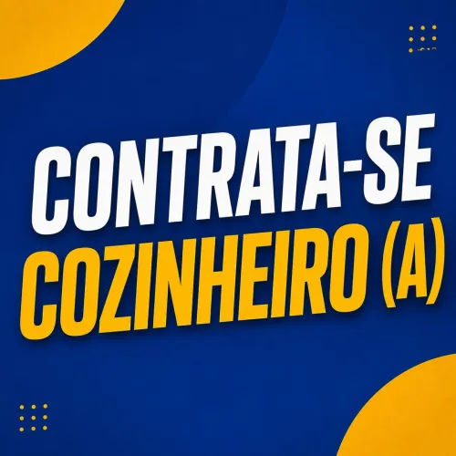 CONTRATA-SE COZINHEIRO(A) - FRANGO VILLE | SALÁRIO ATÉ R$ 2.500