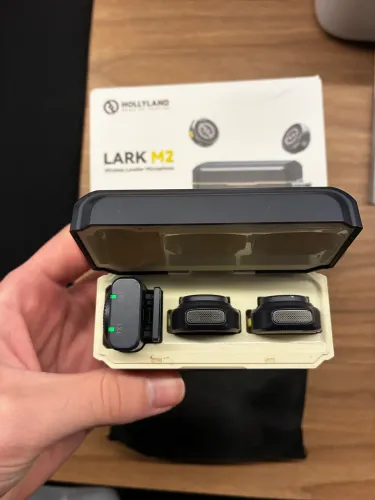 Microfone lapela Lark M2 (combo completo)