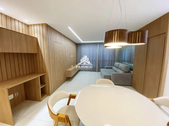 Apartamento 3 quartos, semi mobiliado, 3 vagas, condomínio Essenza, Cuiabá-MT