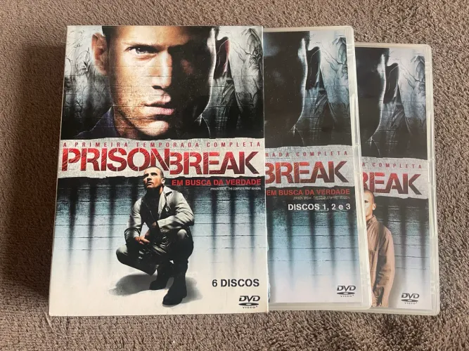 DVD PRISON BREAK 1,2,3 - 6 discos