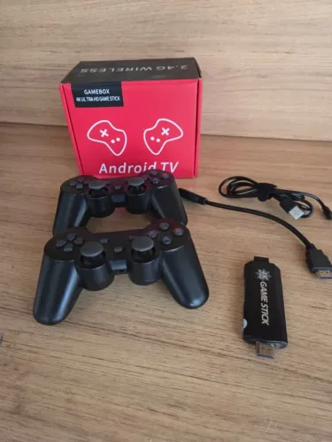 Game Stick G10 4K - Com 2 Controles e Mais de 30.000 Jogos