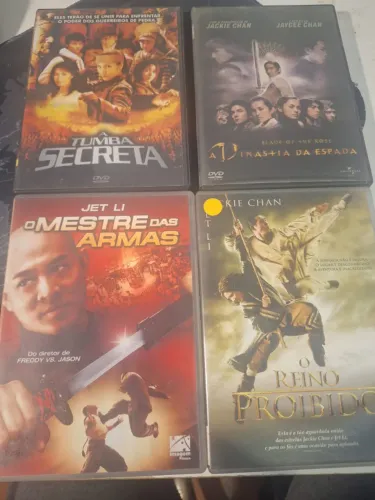 LOTE 59 DVDS AÇÃO ARTES MARCIAIS R&C DVDS