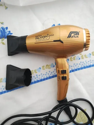 Secador Parlux Alyon 220v potência 2250w Air Ionizer Gold