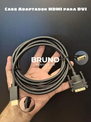 Cabo adaptador HDMI para DVI-D (macho x macho) - alta resolução