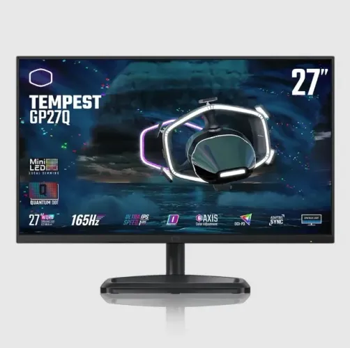 Cooler Master GP27Q (165hz Mini-LED QHD Ips 1ms) NF 3 anos de garantia