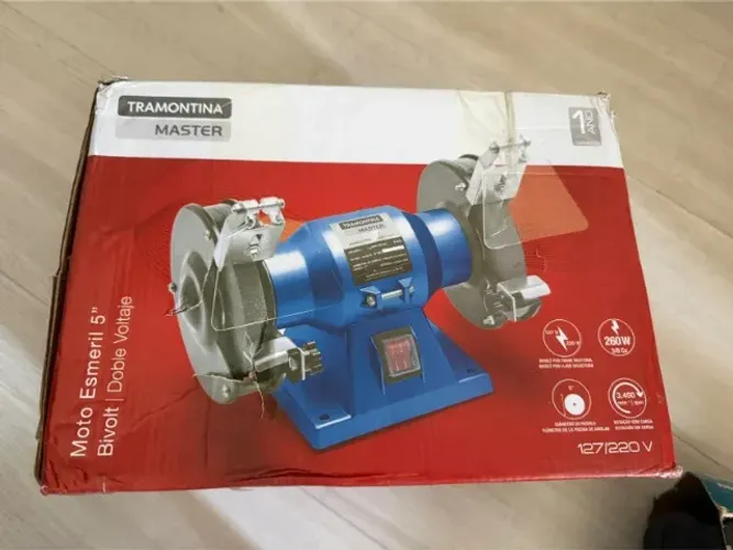 Moto Esmeril Tramontina Master 5" - 260W - Bivolt 127/220V