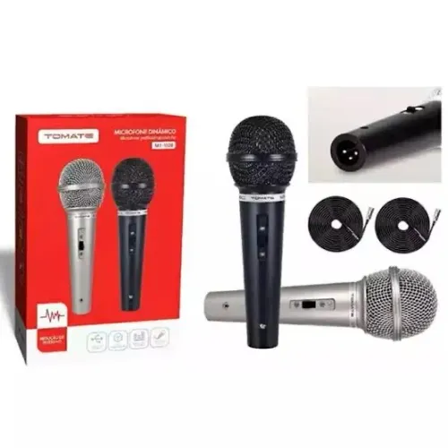 Microfone profissional duplo 