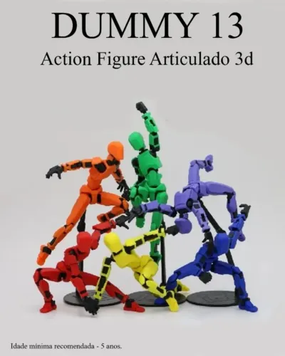 Miniatura Figure Dummy 13 Boneco Articulado - LOJA FÍSICA - LEIA A POSTAGEM