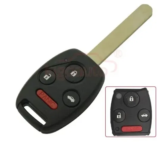 Chave remota com 3 botões e flash de 313.8 mhz para Honda Crv Fit City (para configurar)