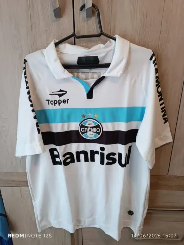 Camisa Grêmio Topper Branca 2012 - M (Nova)