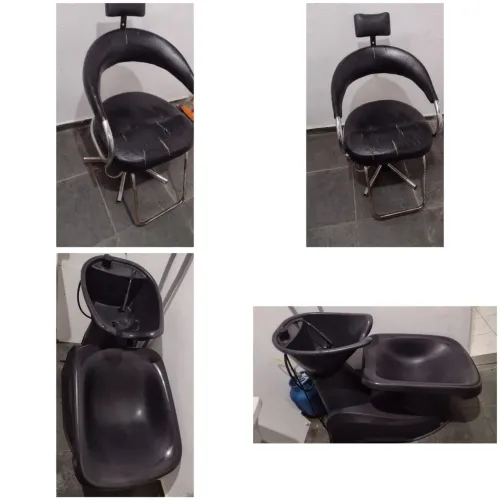 Vende-se lavatório e cadeira de cabeleireira