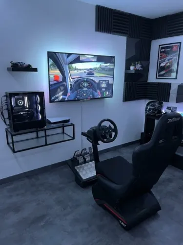 Simulador de corrida completo Xtreme Simulator e Logitech