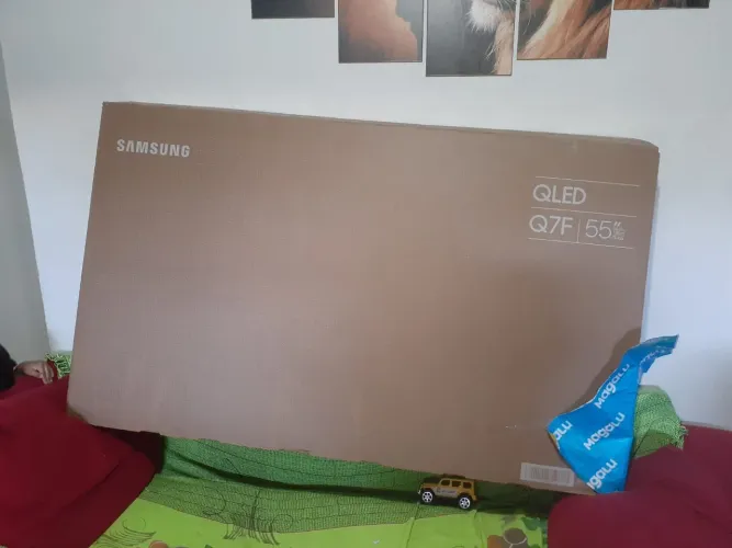 Cx de papelão para tv 55 polegadas com isopor! Aceito proposta