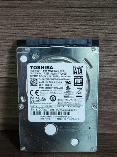 HD - Disco Rígido - Computador ou Notebook.