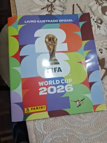 Copa do Mundo da Fifa 2026 Álbum brochura com 21 figurinhas ja coladas
