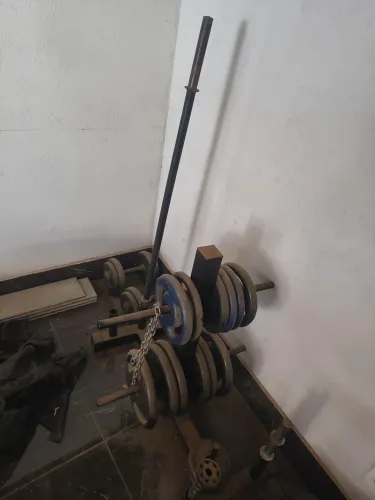 Anilhas e suporte 
