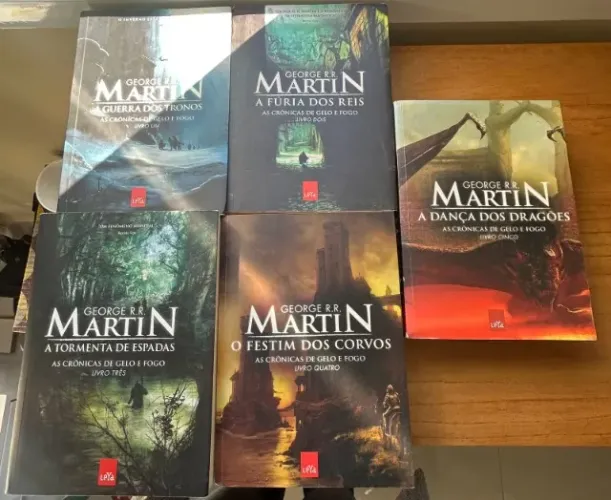 Coleção 5 primeiros livros Game Of Thrones