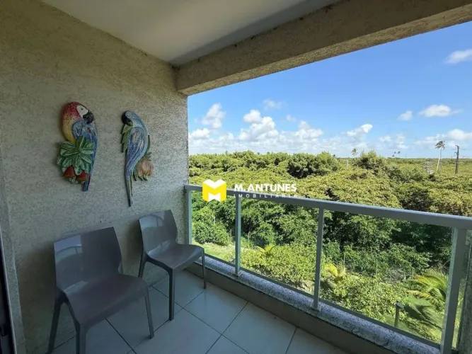 Apartamento com 2 dormitórios para alugar, 65 m² por R$ 3.500,00 - Muro Alto - Ipojuca/PE