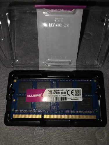 Memória ram ddr3l 1600mhz notebook.