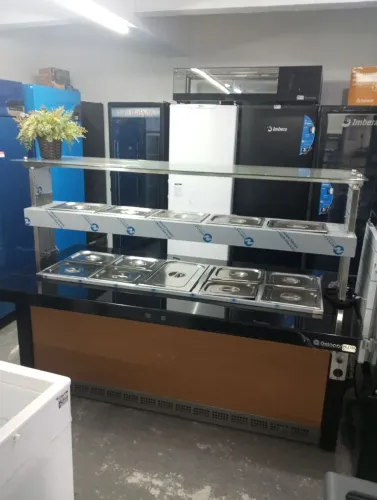 Nz. Buffet combinado AQUECIDO e REFRIGERADO 2 metros Gelopar 