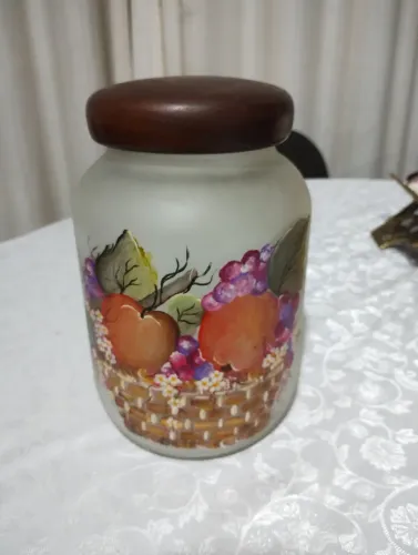 Pote vidro antigo