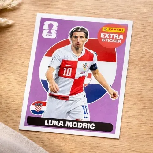 Figurinha LUKA MODRI? Extra Legend Copa 2026 Roxa