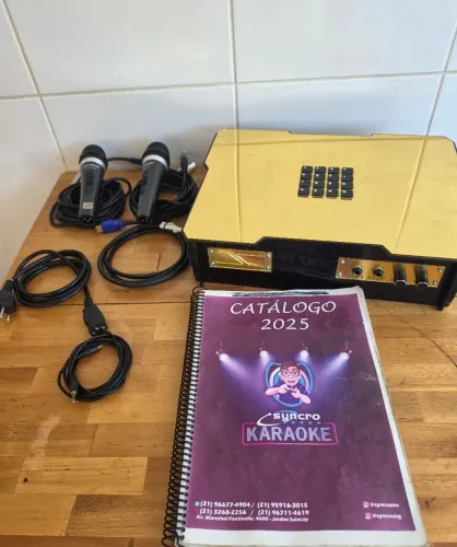 Karaoke e Junkie box 2 em 1 completo