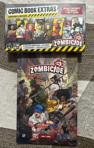 Zombicide Comic Book Extras + Hq Zombicide 2 edição 