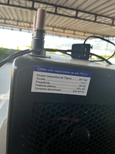 Vendo chiller para aquário de água salgada 