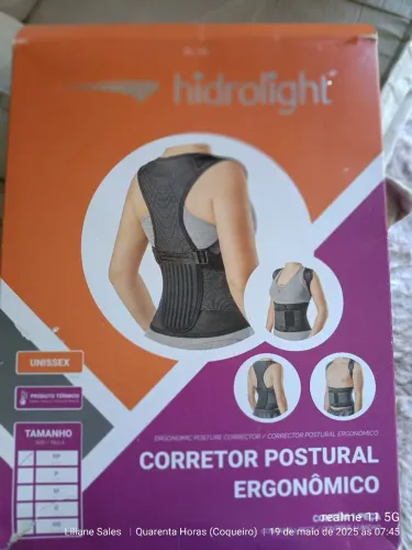 Corretor postural ergonômico 