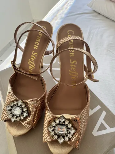 Sandália carmem steffans puro luxo 