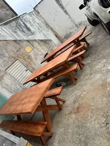 Mesa Rústica Pronta Entrega