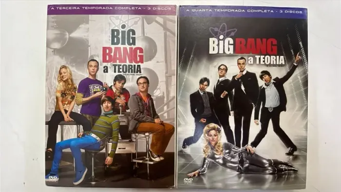 BOX DVD´s BIG BANG A TEORIA - THE BING BANG THEORY 3º e 4º temporadas completas