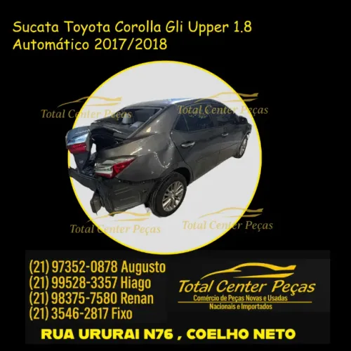 PEÇAS PRA RETIRADAS Toyota Corolla Gli 