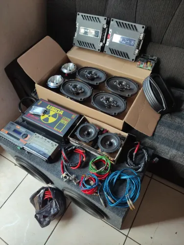 Som Automotivo Completo + Sub Grave + Módulos Banda + BRINDES