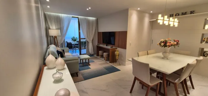 Apartamento 3qts Atlo Padrão na Praia 
