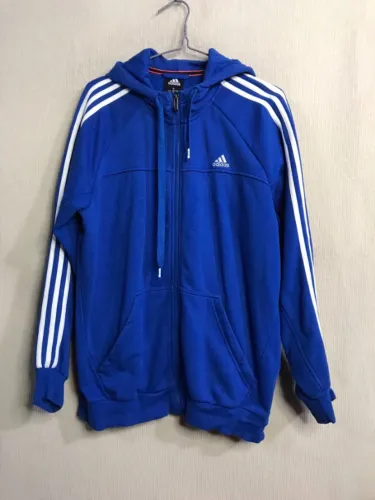Moletom Adidas, Azul Royal - Usada