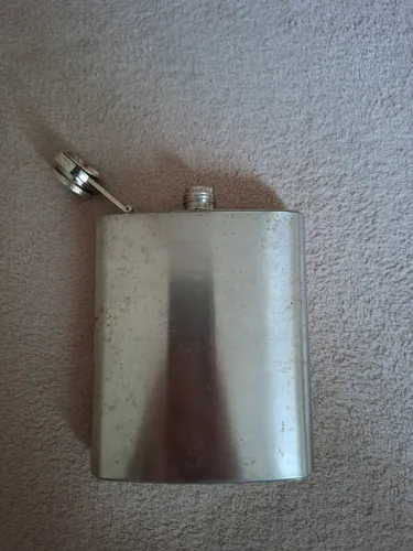 Cantil de Bolso em Aço Inox 200ml 7oz