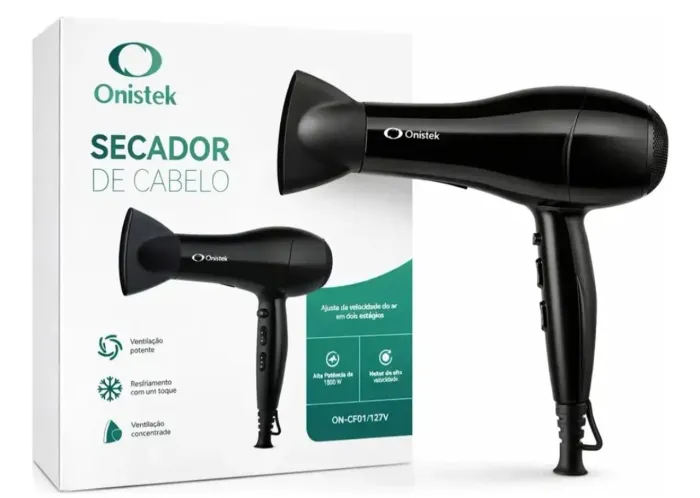 Secador de Cabelo Profissional 1800W 127V
